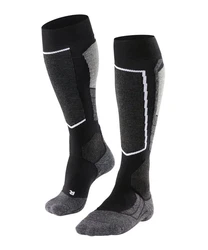 FALKE Skisocken SK2 Schwarz/Grau/Dunkelgrau