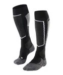 FALKE Skisocken SK2 Schwarz/Grau/Dunkelgrau