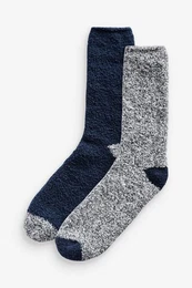 Haussocken 2er-Pack Bequeme Bettsocken (4-Paar)