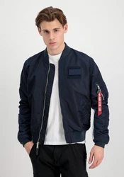 Alpha Industries Bomberjacke MA-1 TT Custom Hellblau/Dunkelblau