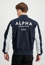 Alpha Industries Bomberjacke MA-1 TT Custom Hellblau/Dunkelblau