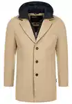 Indicode Kurzmantel INApostolos Beige
