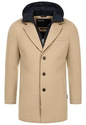 Indicode Kurzmantel INApostolos Beige