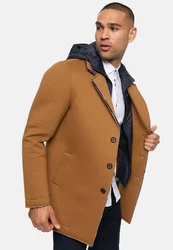 Indicode Kurzmantel INApostolos Braun/Beige