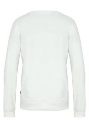 Chiemsee Sweatshirt im Label-Look Weiß/Creme/Grau/Rot/Orange