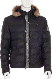 Winterjacke C-7310 gefttert, mit abnehmbarer Kapuze