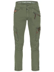 Timezone Cargohose Style RogerTZ und BenTZ Dunkelgrün/Khaki/Grün