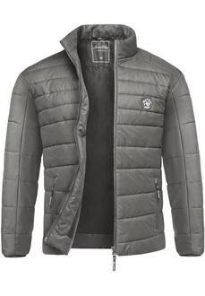 Amaci&Sons Steppjacke Revere Herren Outdoor Basic Jacke Dunkelgrau/Grau