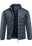 Amaci&Sons Steppjacke Revere Herren Outdoor Basic Jacke Dunkelblau/Blau