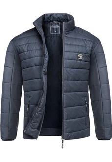 Amaci&Sons Steppjacke Revere Herren Outdoor Basic Jacke Dunkelblau/Blau