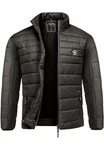 Amaci&Sons Steppjacke Revere Herren Outdoor Basic Jacke Dunkelgrün/Grau/Schwarz/Khaki/Dunkelgrau