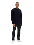 TOM TAILOR Strickpullover Dunkelblau/Lila/Hellblau