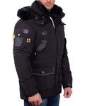 Geographical Norway Winterjacke Herren Kapuzen Jacke baacrobate Schwarz/Dunkelblau