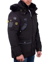 Winterjacke Herren Kapuzen Jacke baacrobate (1-St) Outdoor activity