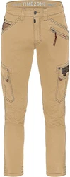 Timezone Cargohose Style RogerTZ und BenTZ Braun/Khaki/Beige