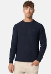 Indicode Herren Injustice Pullover mit Rundhals-Ausschnitt Dunkelblau/Blau