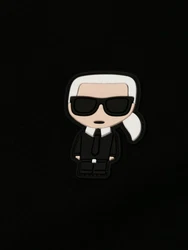 KARL LAGERFELD Poloshirt Schwarz