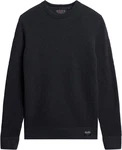 Superdry Strickpullover TEXTURED CREW KNIT JUMPER blau/eclipse navy heather