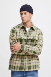 Blend Kurzjacke BLEND BHShacket Grün/Dunkelgrün/Beige/Khaki