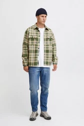 Blend Kurzjacke BLEND BHShacket Grün/Dunkelgrün/Beige/Khaki