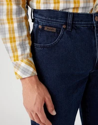Wrangler Regular-fit Jeans Hose Wrangler Texas blue