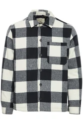 BLEND Übergangsjacke Creme/Schwarz/Blau/Grau