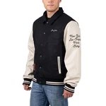Sean John Collegejacke Retro Car schwarz/hellbeige/mehrfarbig