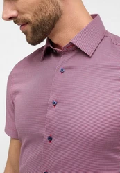 Eterna Businesshemd SLIM FIT NON IRON Rosa/Rot/Dunkelrot/Lila/Bordeaux