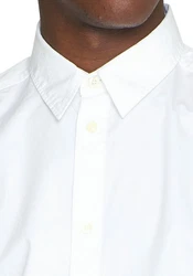 KnowledgeCotton Apparel Langarmhemd ALF regular Weiß/Creme