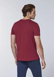 Chiemsee Print-Shirt T-Shirt (1) Bordeaux/Dunkelrot/Rot