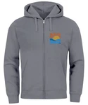 Neverless Sweatjacke Herren Zip Hoodie Pullover Kapuze Logo Print Hellgrau/Grau/Dunkelgrau