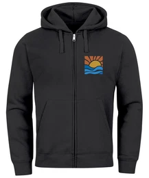 Sweatjacke Sweatjacke Herren Zip Hoodie Pullover Kapuze Logo Print Sommer Sonne