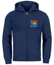 Sweatjacke Sweatjacke Herren Zip Hoodie Pullover Kapuze Logo Print Sommer Sonne