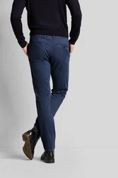 bugatti Chinohose Used-Optik Dunkelblau/Blau
