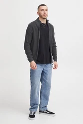 11 Project Strickjacke PRKimmo Dunkelgrau/Grau/Hellgrau