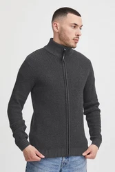 11 Project Strickjacke PRKimmo Dunkelgrau/Grau/Hellgrau