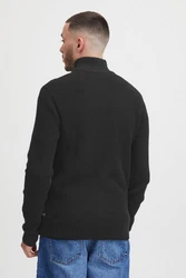 11 Project Strickjacke PRKimmo Schwarz/Dunkelgrau/Braun/Grau