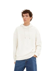 TOM TAILOR Denim Sweatshirt Weiß/Creme/Beige/Khaki