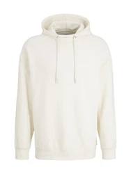TOM TAILOR Denim Sweatshirt Weiß/Creme/Beige/Khaki