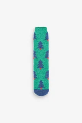Next Haussocken 2er-Pack Bequeme Bettsocken Rot/Gelb/Lila/Mischfarben/Braun