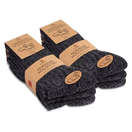 Norwegersocken Winter Norweger Socken (6 Paar) Frottee Plschsohle