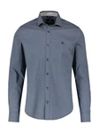 LERROS Langarmhemd Minimal-AOP Dunkelblau/Blau/Hellblau
