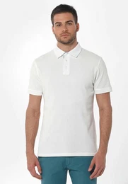 Poloshirt Men's Polo Shirt in Off White