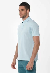 ORGANICATION Poloshirt Men's Polo Shirt Blau