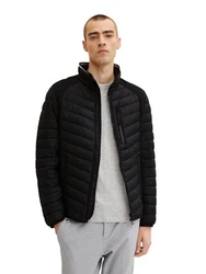 TOM TAILOR Blouson Steppjacke ohne Kapuze Hybrid Jacke 6441 Schwarz (6441)