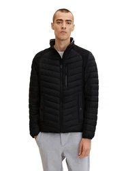 TOM TAILOR Blouson Steppjacke ohne Kapuze Hybrid Jacke 6441 Schwarz (6441)