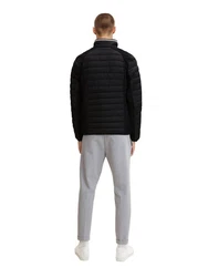 TOM TAILOR Blouson Steppjacke ohne Kapuze Hybrid Jacke 6441 Schwarz (6441)