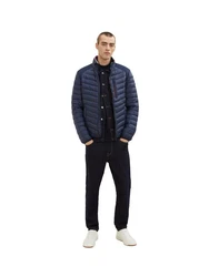 TOM TAILOR Blouson Steppjacke ohne Kapuze Hybrid Jacke 6441 Sky Captain Blue