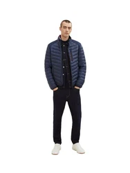 TOM TAILOR Blouson Steppjacke ohne Kapuze Hybrid Jacke 6441 Sky Captain Blue