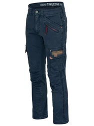 Timezone Cargohose Style RogerTZ und BenTZ Dunkelblau/Blau/Hellblau